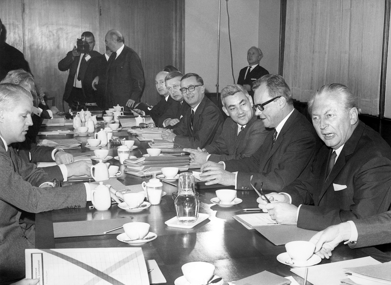 Das Bundeskabinett 1967, picture-alliance/ dpa | Konrad Giehr