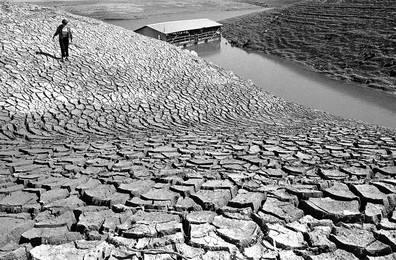 Pardee Reservoir, Kalifornien 1977