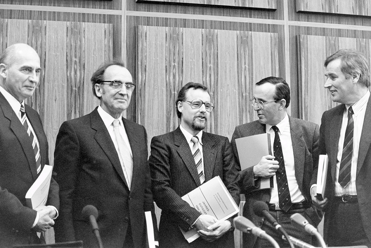 Dieter Pommer, Hans Karl Schneider, Rüdiger Pohl, Helmut Hesse and Ernst Helmstädter