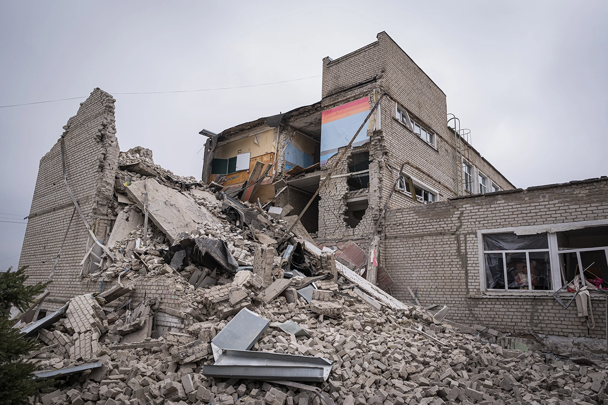 Zerstörte Gebäude, Picture-Alliance / Anadolu | Adri Salido