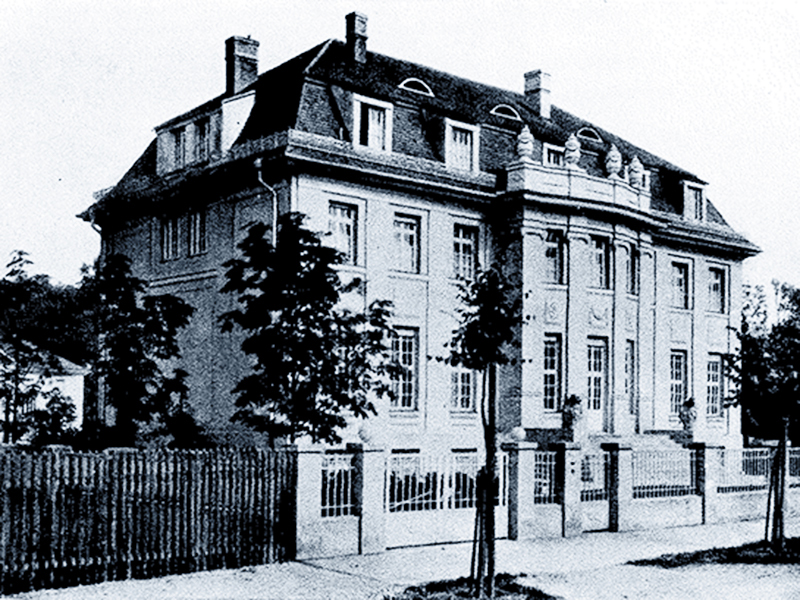 Das heutige ifo Hauptgebäude in der Poschingerstraße 5 1910